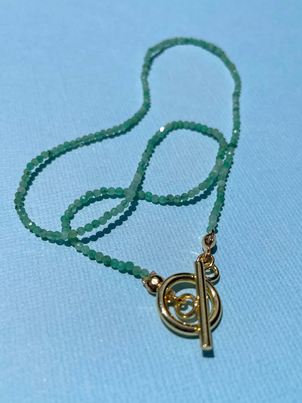 Emerald Gemstone necklace