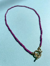 Load image into Gallery viewer, Ruby Gemstone necklace
